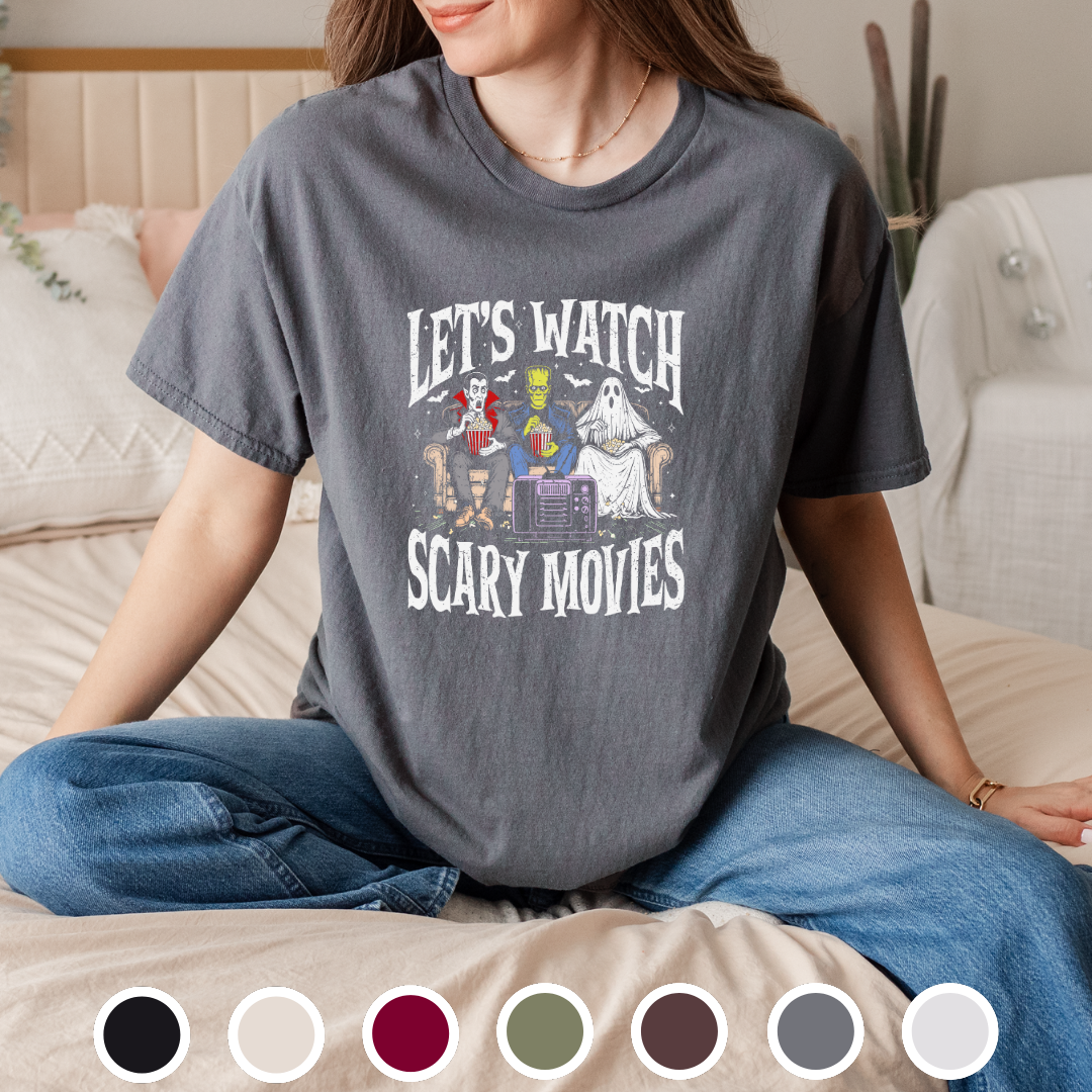 Lets Watch Scary Movies - Tee