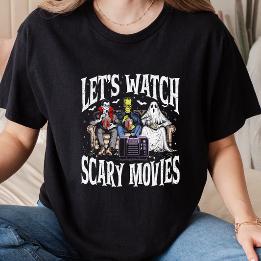 Lets Watch Scary Movies - Tee